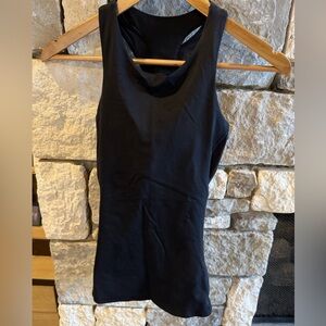 Lululemon racerback rank with built-in bra. Pads included. Size 4. Black.